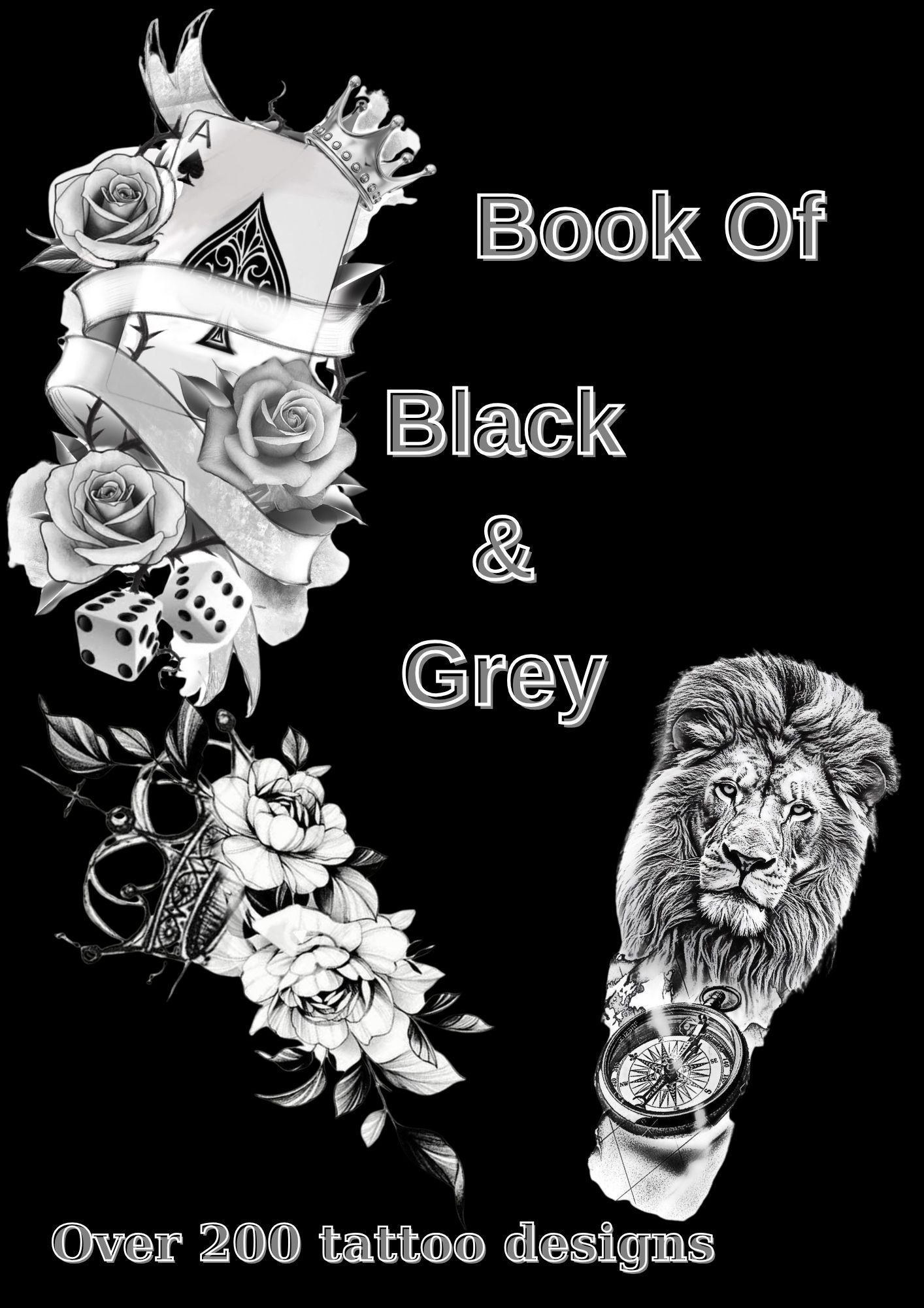 Book of Black&Grey - Great Tattoo Designs